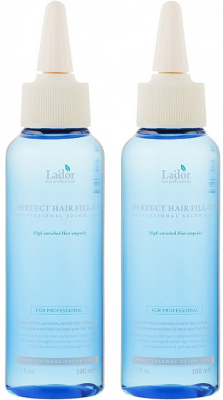 La’dor Perfect Hair Fill-Up Duo Set - Набор филлеров для волос с эффектом ламинирования