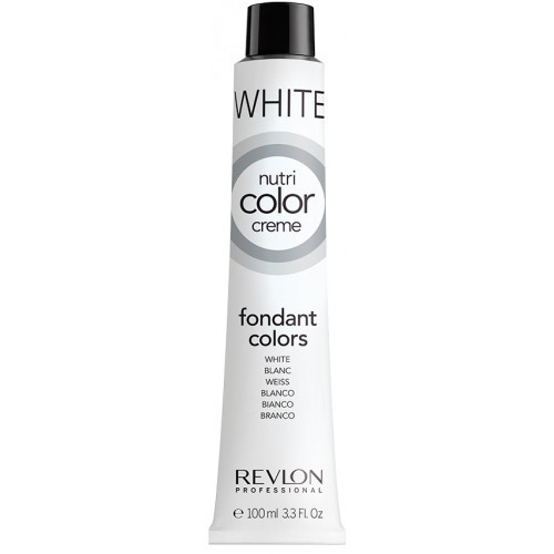 Revlon Professional Nutri Color Creme Fondant Color White 250 мл - Экспресс тонирующий бальзам с блеском для волос (Белый)