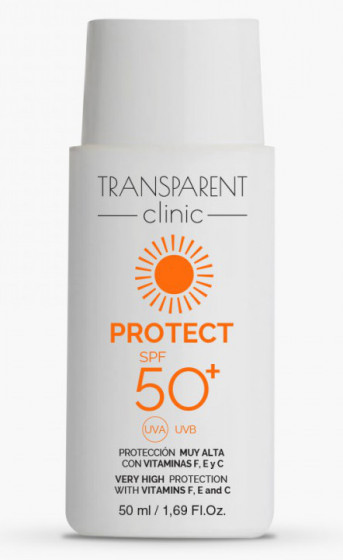 Transparent Clinic Protect SPF50+ Emulsion - Солнцезащитная эмульсия SPF50+