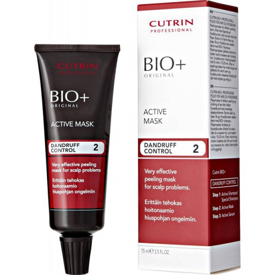 Cutrin Bio+ Active Mask Dandruff Control 2 - Aктивная пилинговая маска против перхоти