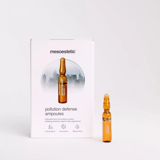 Mesoestetic Pollution Defense Ampoules - Антиоксидантные ампулы для защиты кожи от агрессивных факторов - 2