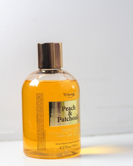 Top Beauty Shower Gel Peach Patchouli - Парфюмированный гель для душа - 1