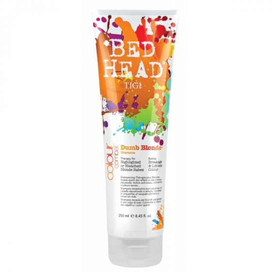 Tigi Bed Head Colour Combat Dumb Blonde Shampoo - Восстанавливающий и сохраняющий цвет волос шампунь для блондинок