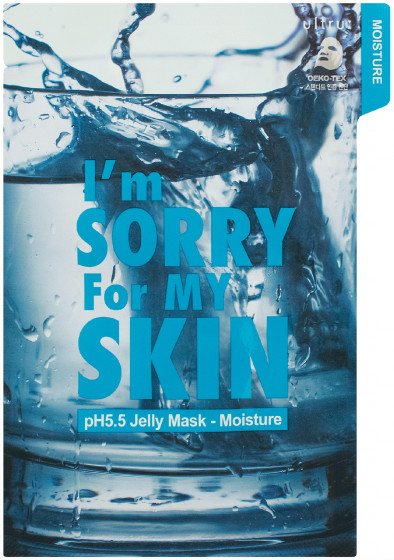 Ultru I'm Sorry For My Skin pH5.5 Jelly Mask Moisture - Тканевая маска для лица