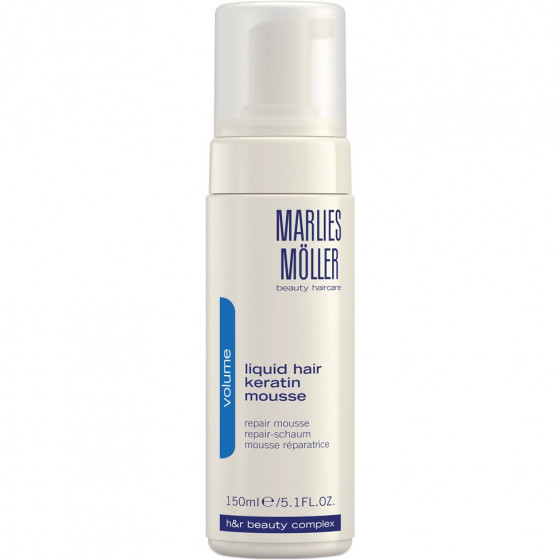 Marlies Moller Liquid Hair Keratin Mousse - Мусс восстанавливающий структуру волос "Жидкий кератин" (тестер)