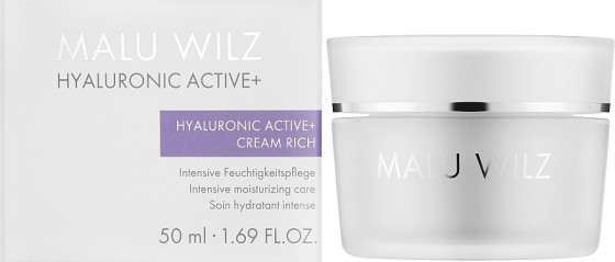 Malu Wilz Hyaluronic Active+ Cream Rich - Увлажняющий крем для лица