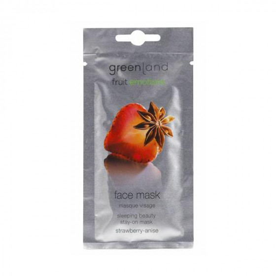 Greenland Fruit Emotions Face Mask Strawberry-Anise - Маска для лица ночная несмываемая Клубника-Анис