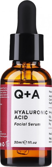 Q+A Hyaluronic Acid Facial Serum - Сыворотка для лица с гиалуроновой кислотой