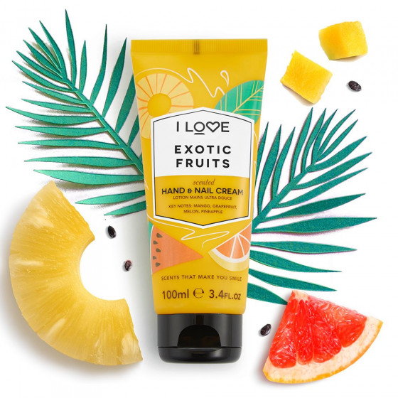 I Love Exotic Fruits Hand and Nail Cream - Крем для рук "Экзотические фрукты" - 1