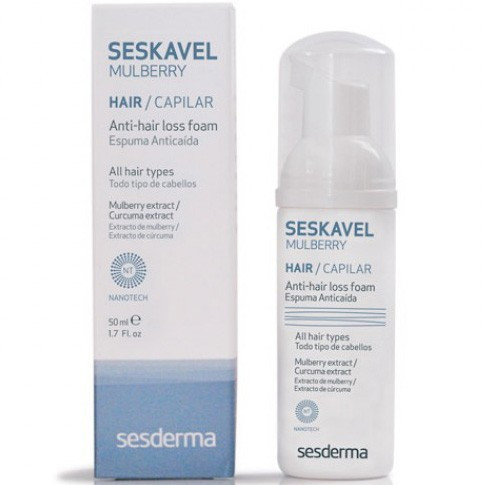 Sesderma Seskavel Mulberry Anti-Hair Loss Foam - Кавел пена против выпадения волос