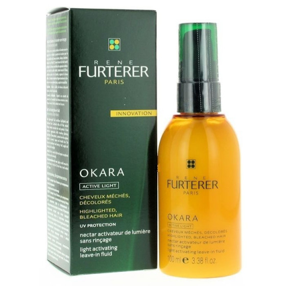 Rene Furterer Okara Illuminating Light Activating Leave-in Fluid - Несмываемый флюид Окара для сияния мелированных волос