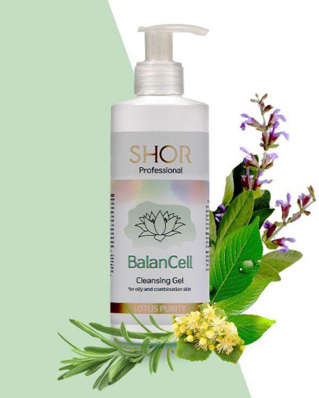 Shor Cosmetics BalanCell Cleansing Gel For Oily and Combination Skin - Очищающий гель для жирной и комбинированой кожи - 1