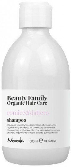 Nook Beauty Family Organic Hair Care Romice & Dattero Shampoo - Регенерирующий шампунь для окрашенных и поврежденных волос