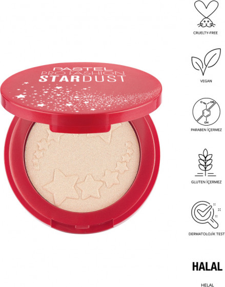 Pastel Profashion Stardust Highlighter - Хайлайтер для лица - 1