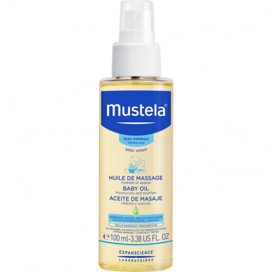 Mustela Baby Oil - Детское массажное масло