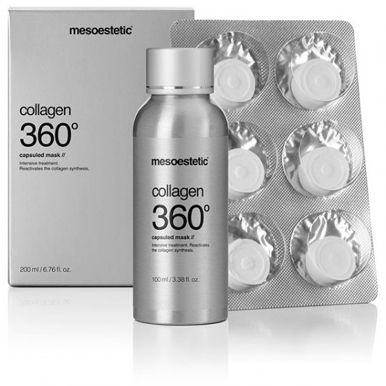 Mesoestetic Collagen 360º capsuled mask - Интенсивная омолаживающая маска Коллаген 360º