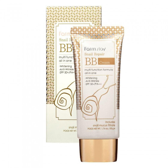 FarmStay Snail Repair BB Cream - Регенерирующий ВВ крем с муцином улитки - 2