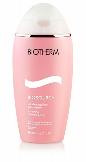 Biotherm Biosource Softening Cleansing Milk - Молочко для лица для снятия макияжа для сухой кожи