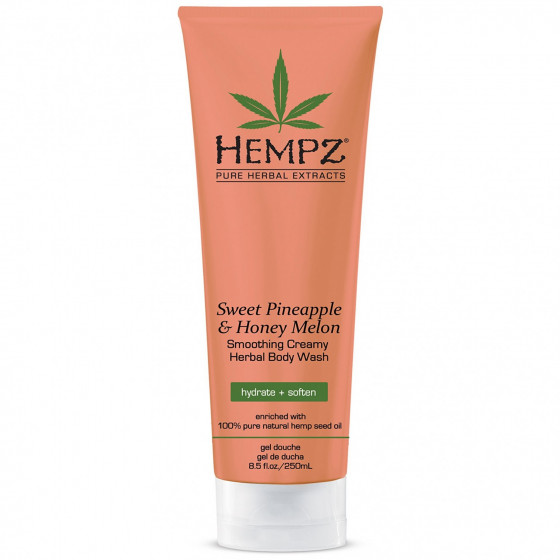 Hempz Sweet Pineapple&Honey Melon Body Wash - Увлажняющий гель-крем для душа "Ананас и Медовая дыня"