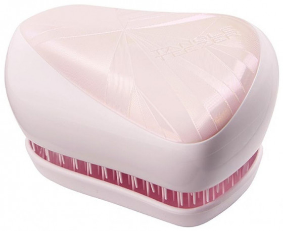 Tangle Teezer Compact Styler Smashed Holo Pink - Расческа для волос - 3