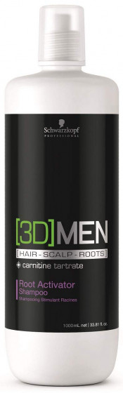 Schwarzkopf Professional 3D MEN Root Activator Shampoo - Шампунь активатор роста волос