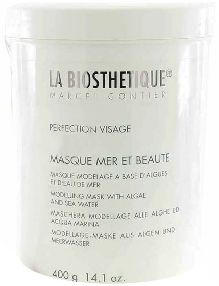 La Biosthetique Masque Mer Et Beaute - Моделирующая маска для профессионального ухода за лицом и телом на основе водорослей