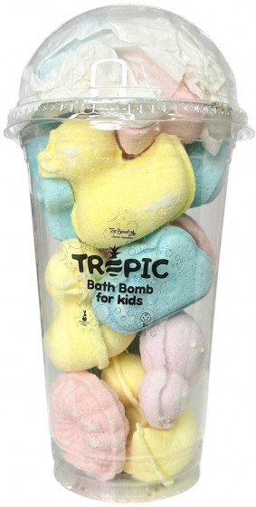 Top Beauty Tropic Bath Bombs for Kids - Бомбочки для ванной в стакане