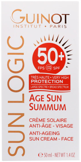 Guinot Age Sun Summum Anti-Ageing Sun Cream SPF50+ - Антивозрастной крем от солнца для лица - 2