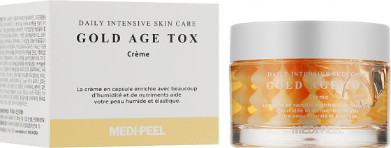 Medi Peel Gold Age Tox H8 Cream - Антивозрастной капсульный крем с экстрактом золотого шелкопряда - 1