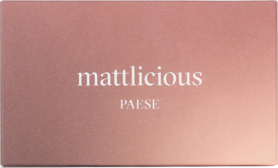 Paese Mattlicious Eyeshadows Palette - Палетка теней для век - 1