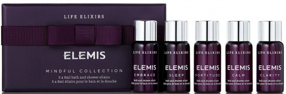 Elemis Life Elixirs Mindful Collection - Набор для душа и ванны "Жизненные эликсиры-миниатюры"