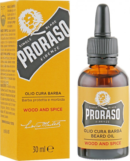 Proraso Wood & Spice Beard Oil - Масло для бороды