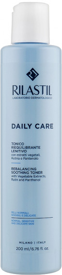 Rilastil Daily Care Rebalansing Soothing Toner - Тоник для лица для нормальной, чувствительной и деликатной кожи