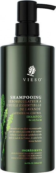 Vieso Lavender Oil Control Shampoo - Шампунь с лавандой для контроля выделения кожного секрета