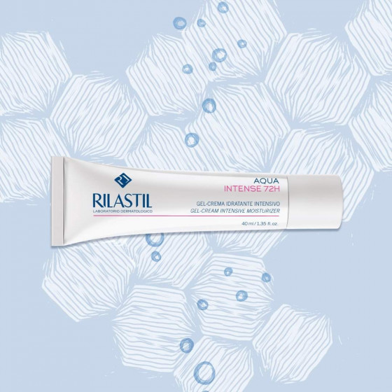 Rilastil Aqua Gel-Cream Intensive Moisturizer - Гель-крем для интенсивного увлажнения кожи лица в течение 72 часов - 3
