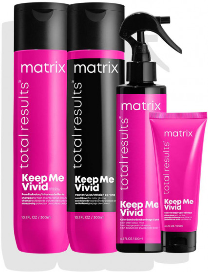 Matrix Total Results Keep Me Vivid Color Lamination Spray - Спрей-ламинатор для запечатывания цвета ярких окрашенных волос - 4