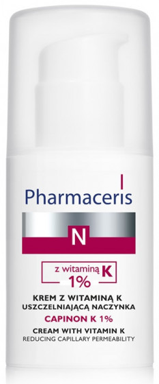 Pharmaceris N Capinon K 1% Cream With Vitamin K - Крем с витамином К для укрепления сосудов