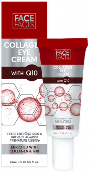 Face Facts Collagen Eye Cream With Q10 - Крем для кожи вокруг глаз с коллагеном и коэнзимом Q10