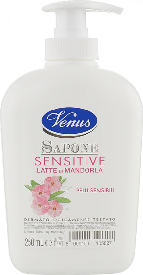 Venus Sapone Sensitive Latte di Mandorla - Жидкое мыло для чувствительной кожи с миндальным молоком