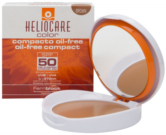 Cantabria Heliocare Color Oil-Free Compact SPF50 Sunscreen - Солнцезащитная компактная пудра на водной основе