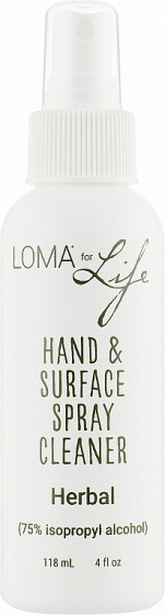 Loma For Life Hand & Surface Spray Cleaner Herbal - Антисептик для рук и поверхностей с травами