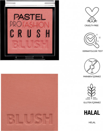 Pastel Profashion Crush Blush - Румяна - 1