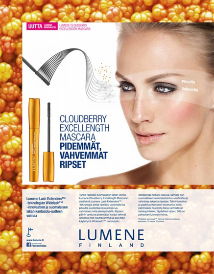 Lumene Cloudberry Excellength Mascara - Тушь объемная с морошкой - 2