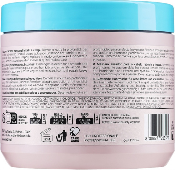 Inebrya Ice Cream Liss-Pro Liss Perfect Mask - Маска для жестких и непослушных волос - 1