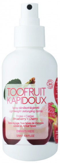 Toofruit Kapidoux Sensetive Spray - Легкий кондиционер для волос "Вишня & Клубника"