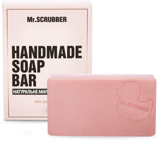 Mr.Scrubber Handmade Soap Bar "Strawberry cream" - Брусковое мыло ручной работы в подарочной коробке