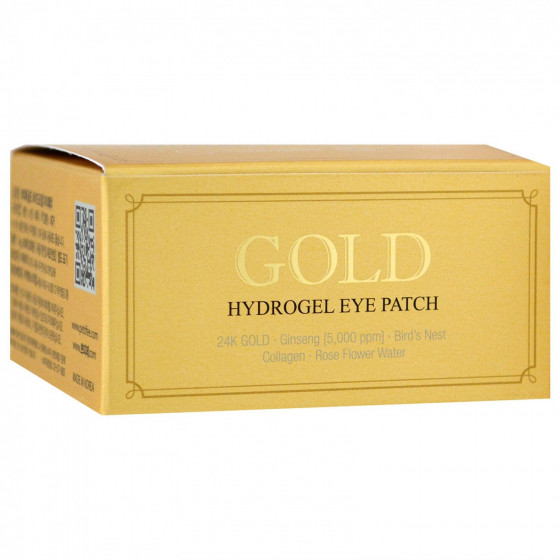 Petitfee & Koelf Gold Hydrogel Eye Patch - Гидрогелевые патчи для глаз с золотым комплексом +5 - 2