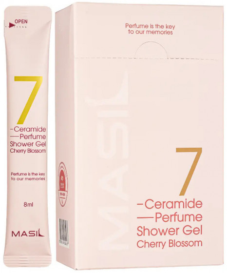 Masil 7 Ceramide Perfume Shower Gel Cherry Blossom - Гель для душа с керамидами с ароматом цветущей вишни