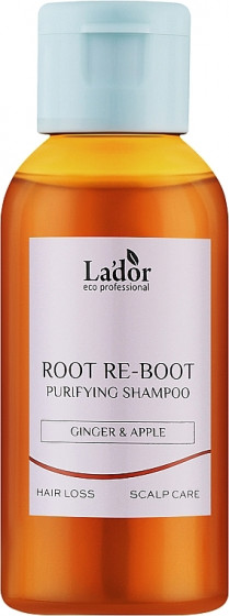 La'dor Root Re-Boot Purifying Shampoo Ginger & Apple - Шампунь от выпадения волос для чувствительной кожи головы