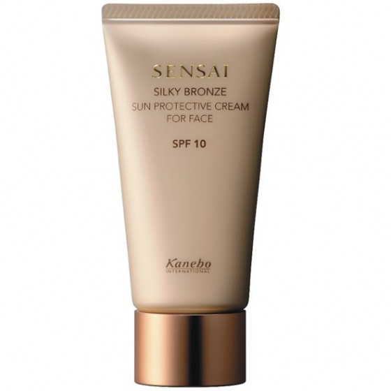 Kanebo Sensai Silky Bronze Sun Protective Cream For Face - Солнцезащитный крем для лица SPF10